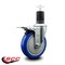 Service Caster 5'' Blue Poly Swivel 1-5/8'' Expanding Stem Caster Total Lock Brake SCC-EXTTL20S514-PPUB-BLUE-158 - alternate 4